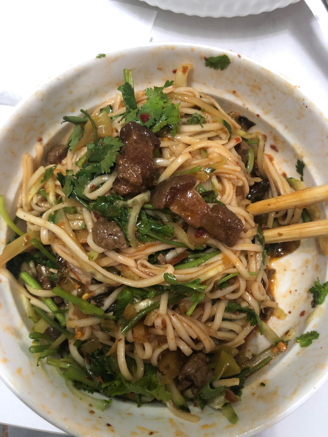 十分钟做好一盘肉酱拌面，太好吃了😋