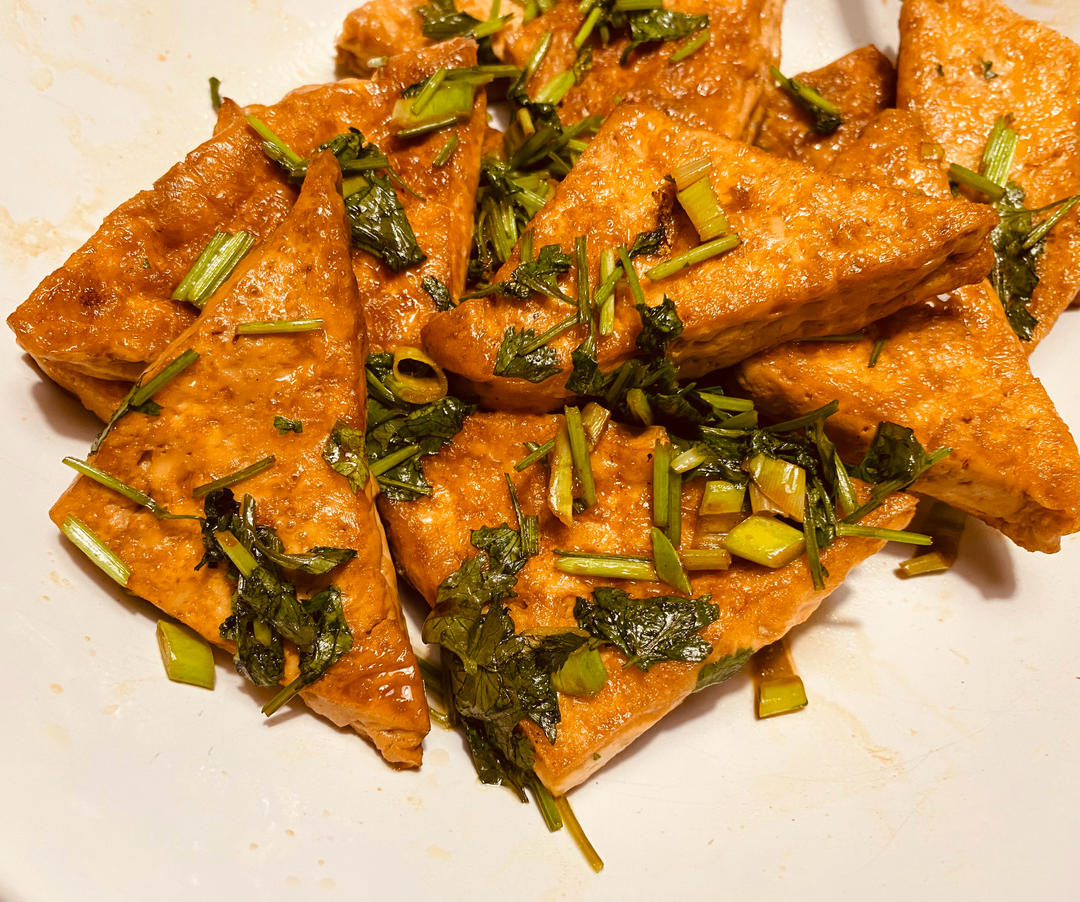 焖煎豆腐