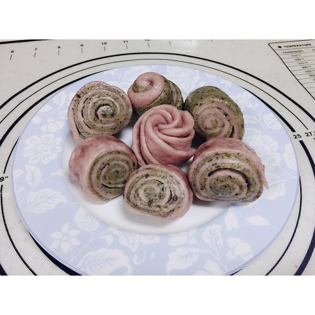 黑芝麻馒头  宝宝健康食谱