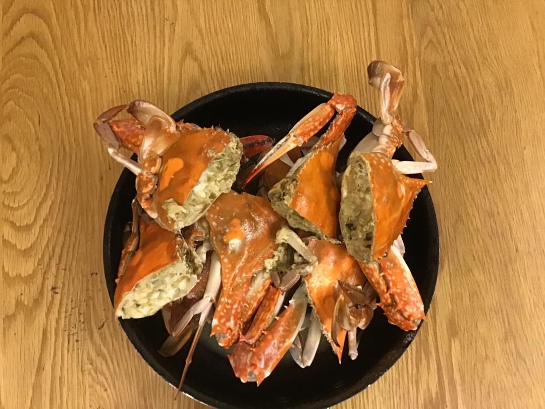 霞浦大叔私藏的超简单却好吃爆表的煎梭子蟹