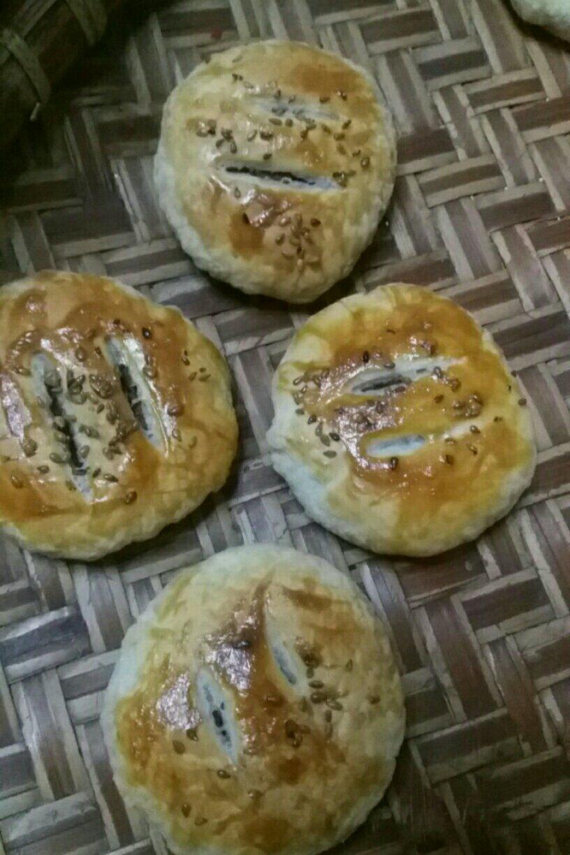 酥皮绿豆饼   酥得掉渣渣