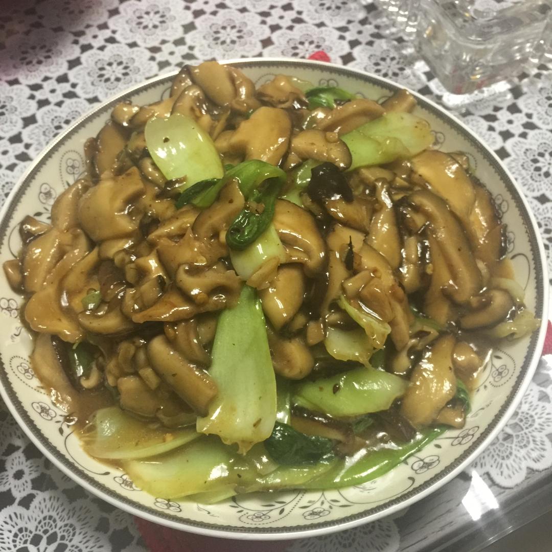 蚝油香菇油菜