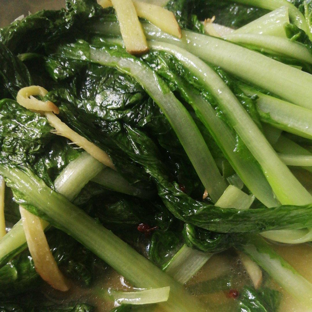 炝炒小白菜