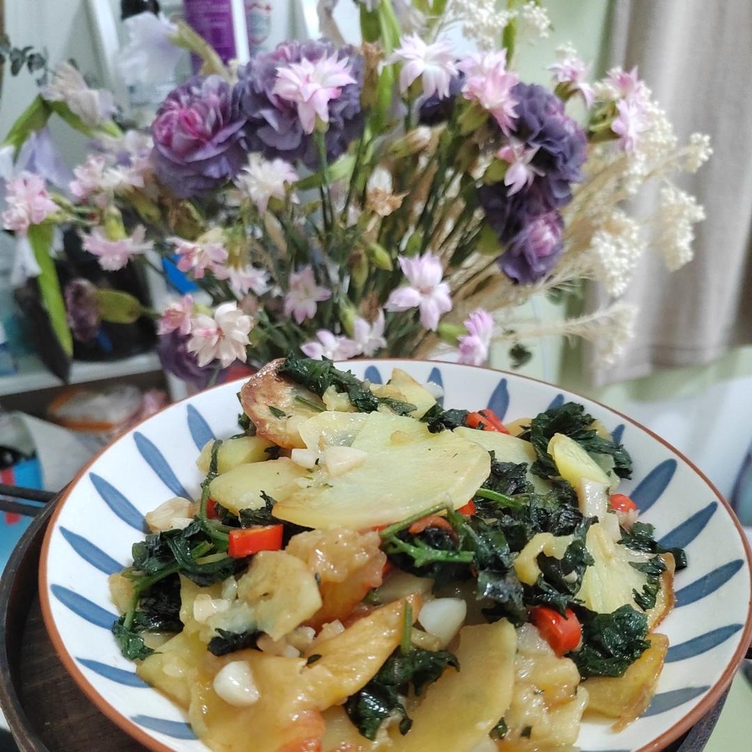 美味可口的紫苏土豆🥔