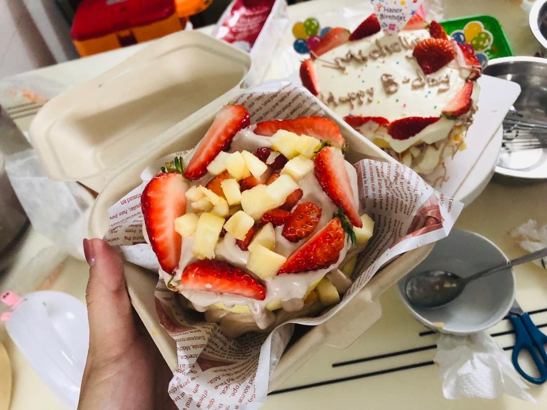 网红便当盒子蛋糕（附做法）