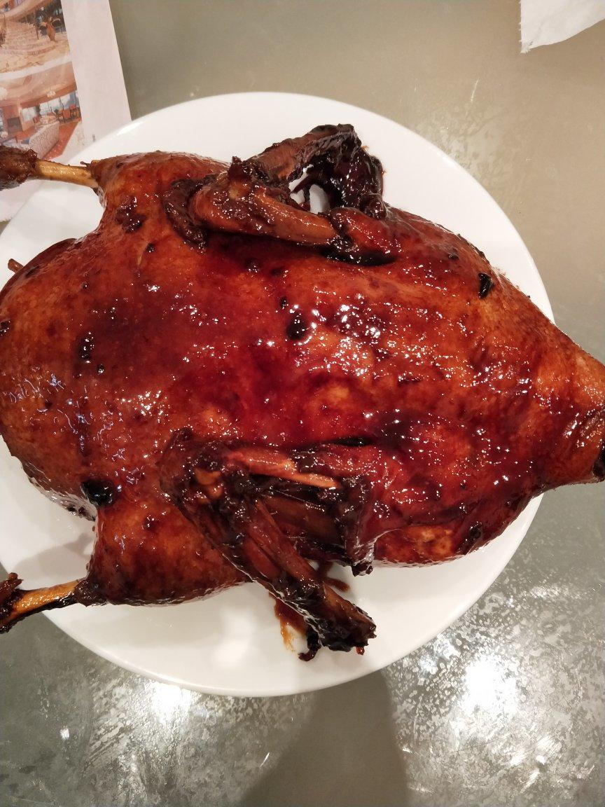 洗水牛仔裤做的糖醋鸭