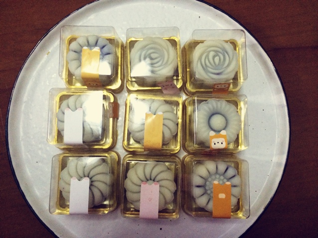 传说中的大班冰皮月饼 终于能尝到啦～