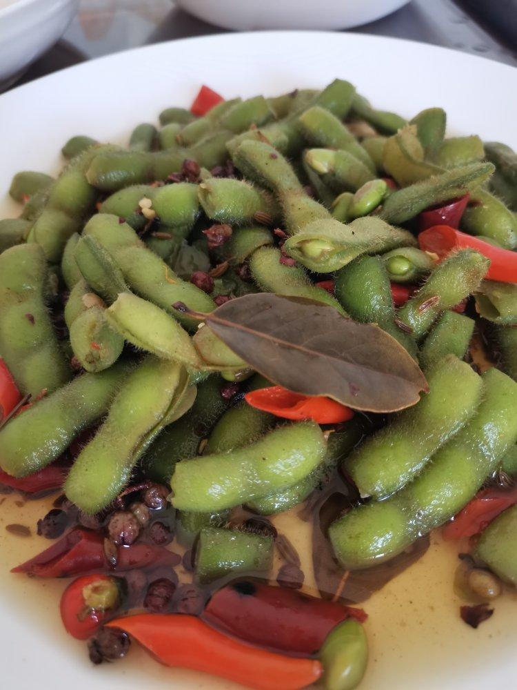 厨师长教你一道小吃：“盐水毛豆”的家常做法，好吃的停不下来