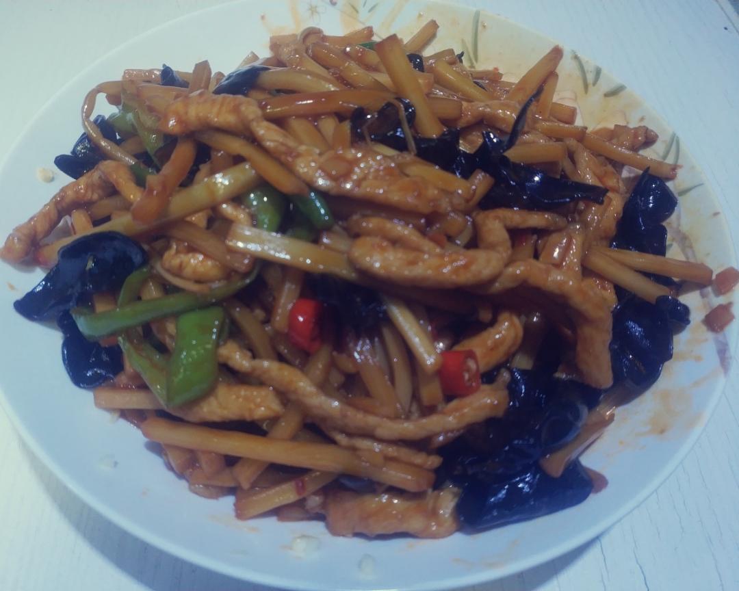 超快超简单的鱼香肉丝