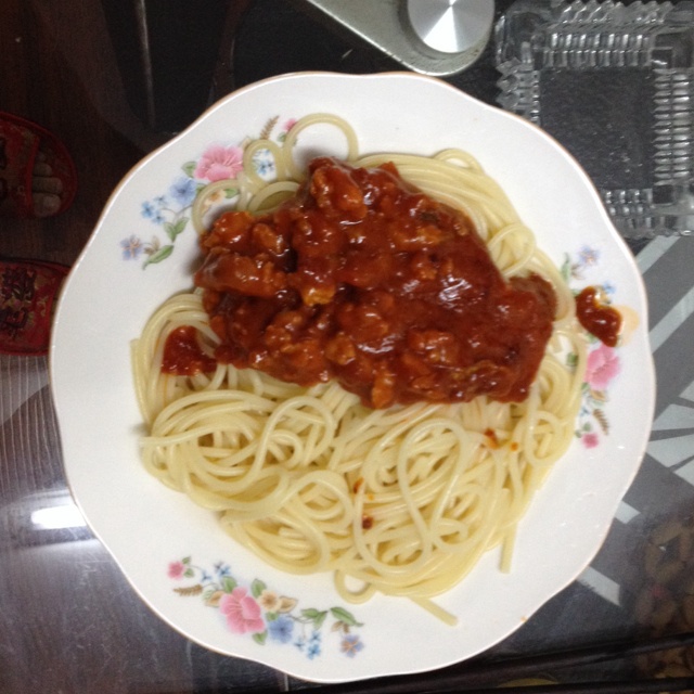 番茄肉酱意大利面