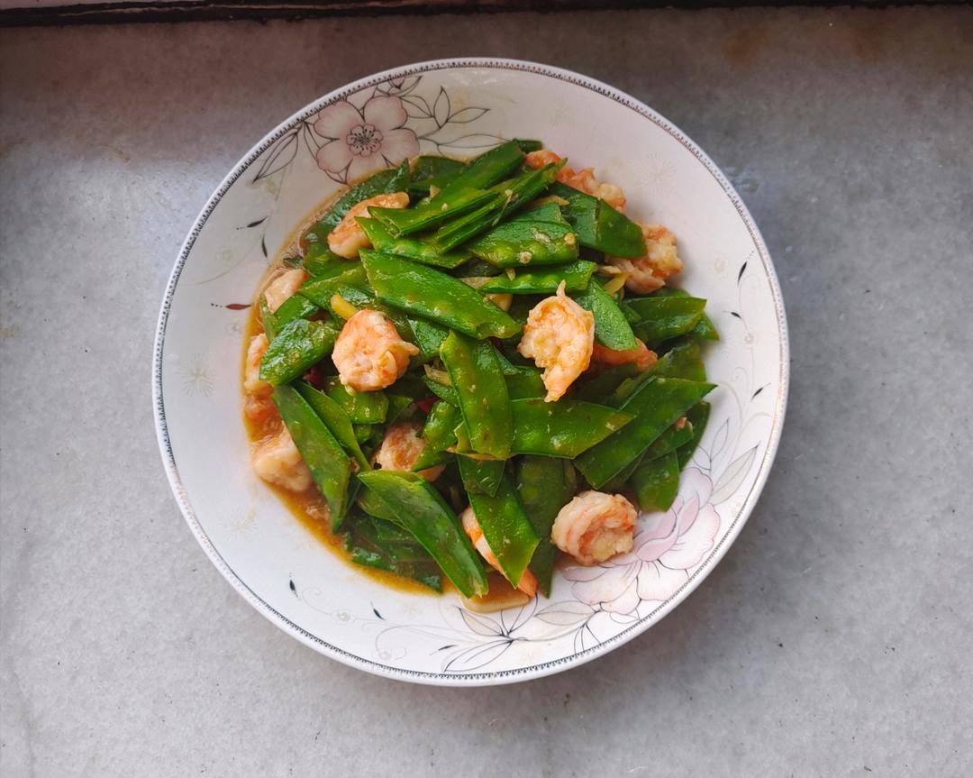 荷兰豆虾仁