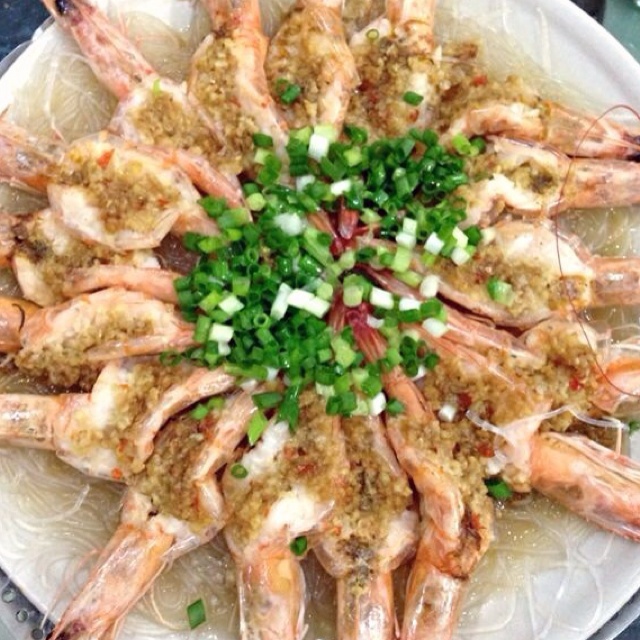 蒜蓉粉丝蒸虾