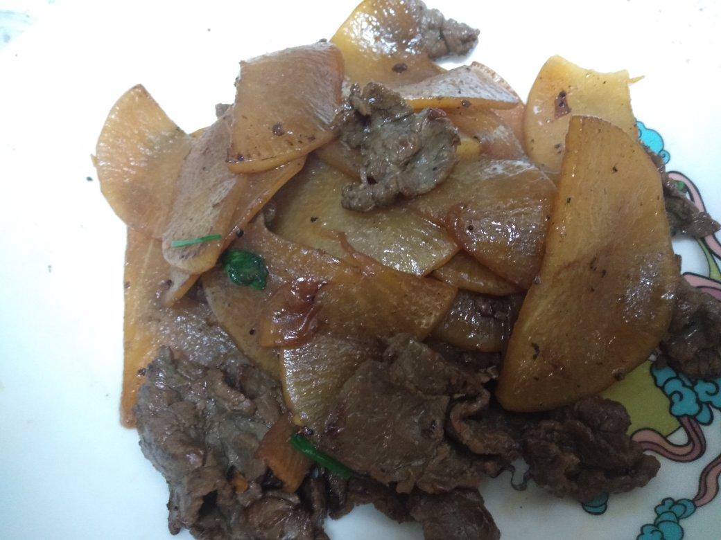 萝卜炒牛肉（超下饭感动哭系列）