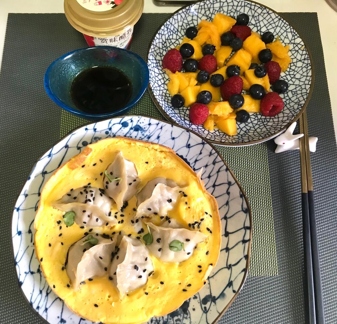 懒人快手抱蛋煎饺