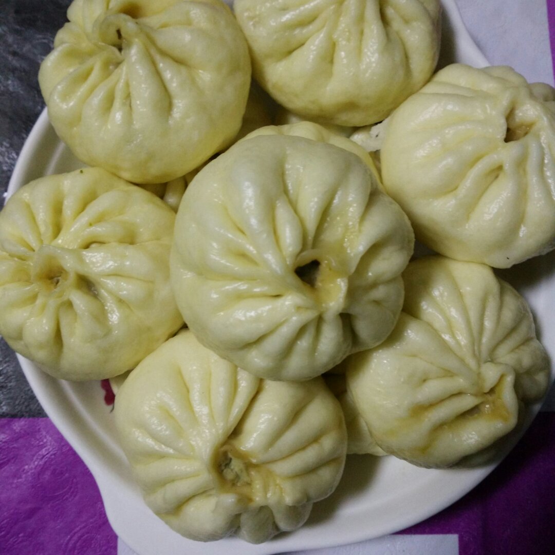 节省一半时间的大包子（另付翠绿菜包子，肉包子，腹黑包子食谱）