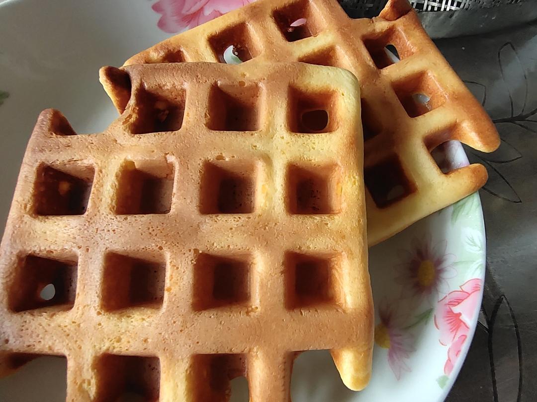 无泡打粉❗❗❗酥脆华夫饼（轻食机版）