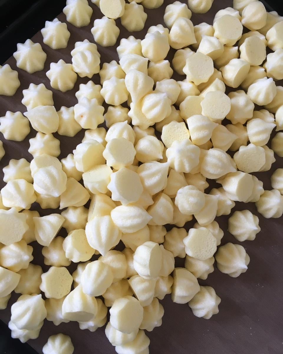 白夜飞天小马甲做的蛋奶原味溶豆