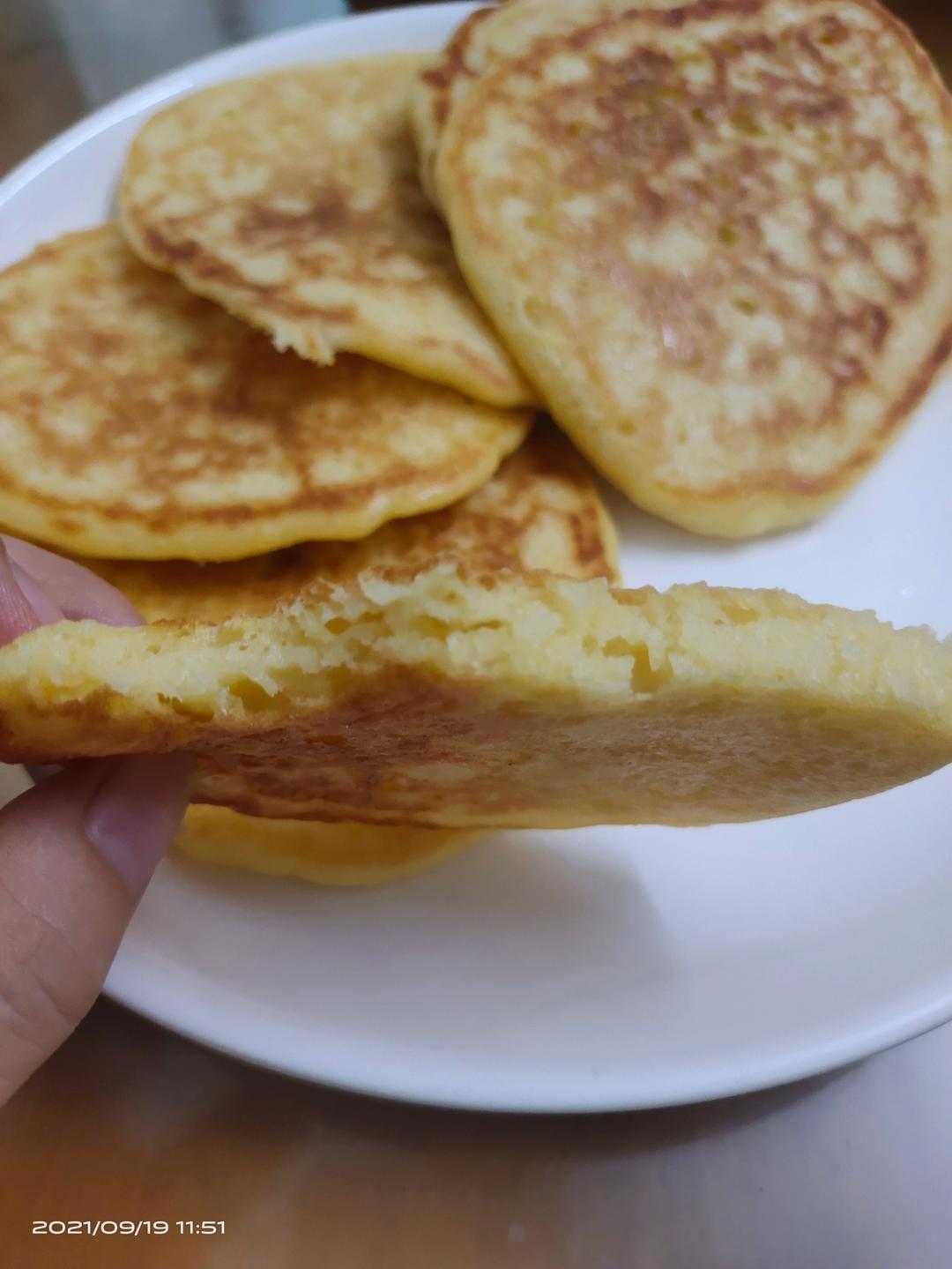 粗粮玉米饼 低脂又健康 松软劲道做法简单 附细节视频详解
