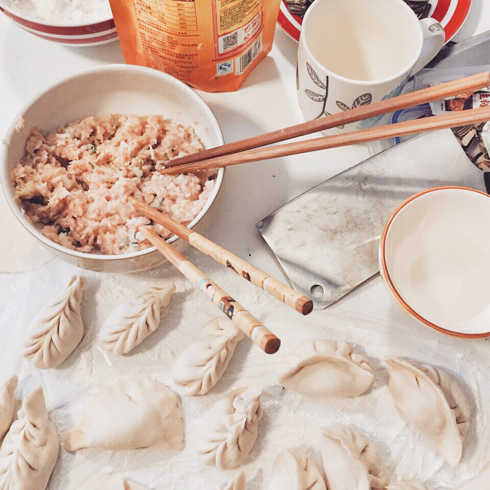 芹菜胡萝卜猪肉水饺