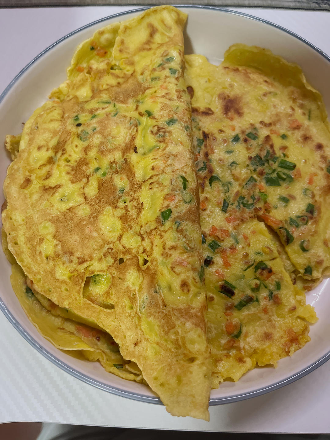 葱花鸡蛋饼