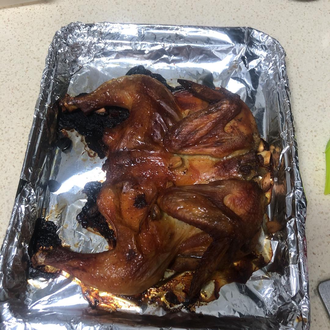 超简单的脆皮烤鸡