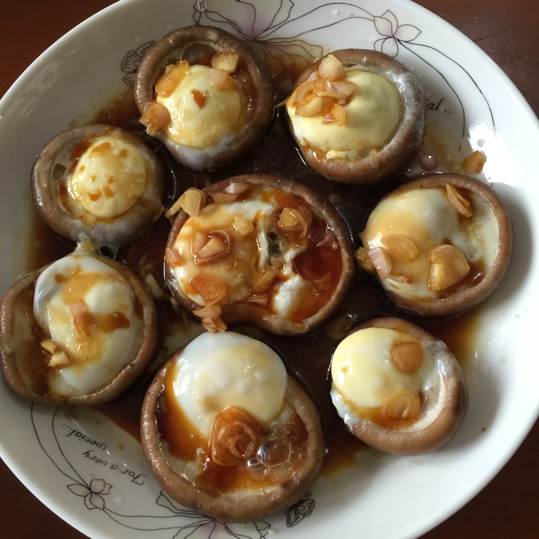 冬菇蒸鹌鹑蛋