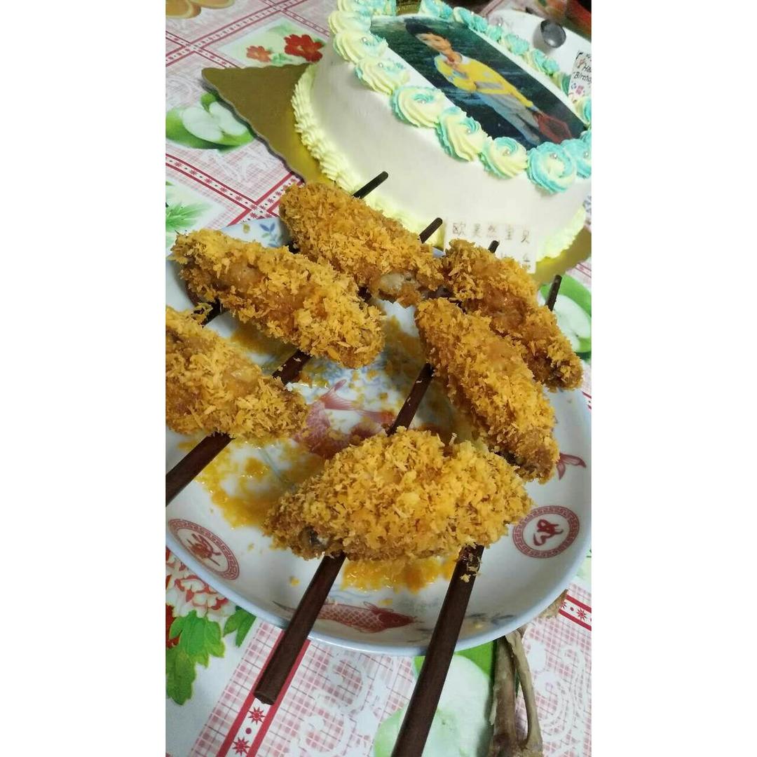 无油无烟微波炉版炸鸡翅（无难度懒人超快手菜）