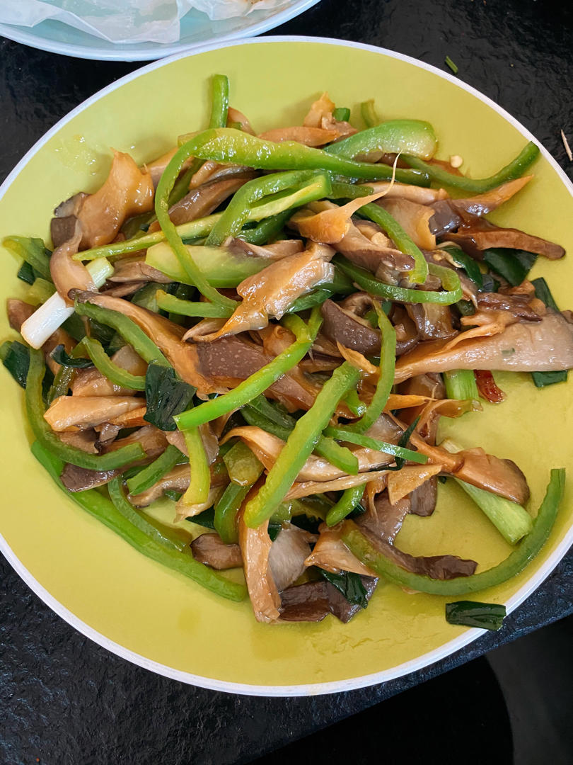素炒平菇
