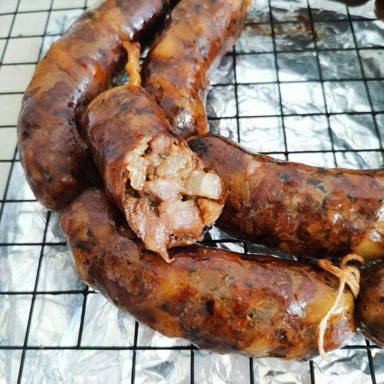 【生酮友好】自制猪肉肠&鸡肉肠