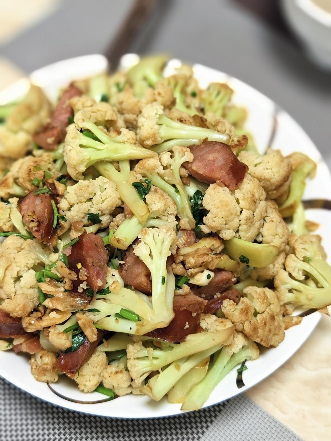 无肉简易版干煸菜花