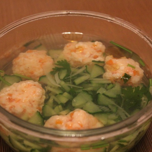 简易虾丸汤