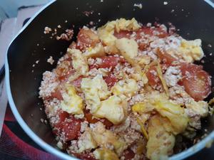低卡无米番茄蛋炒饭的做法 步骤10