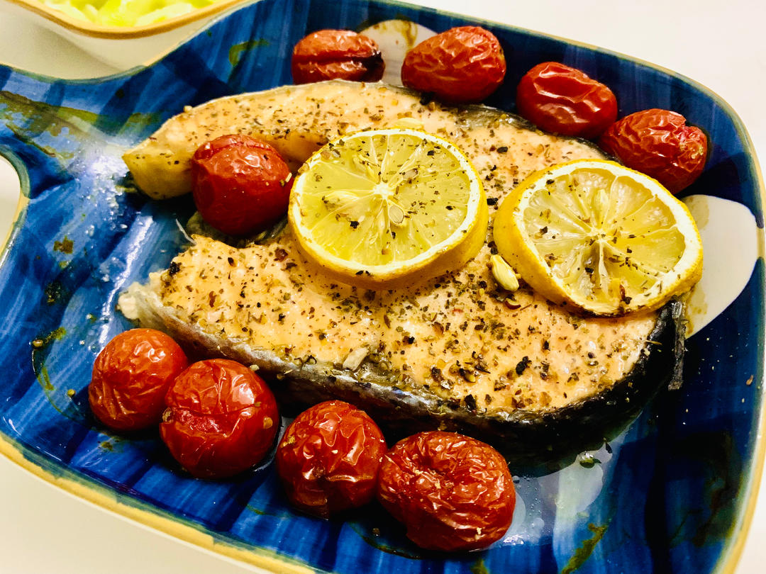 烤三文鱼 简单又好吃