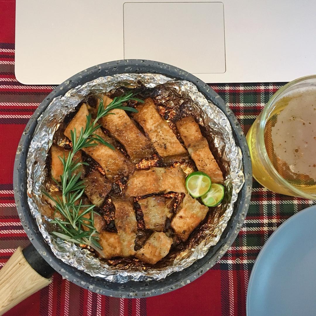 香烤三文鱼头