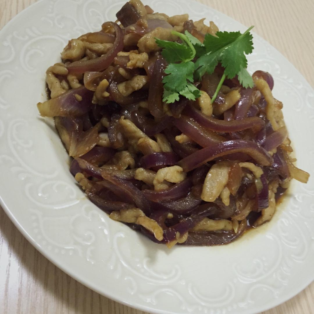 洋葱炒肉丝