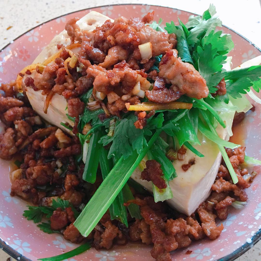 肉末豆腐的做法