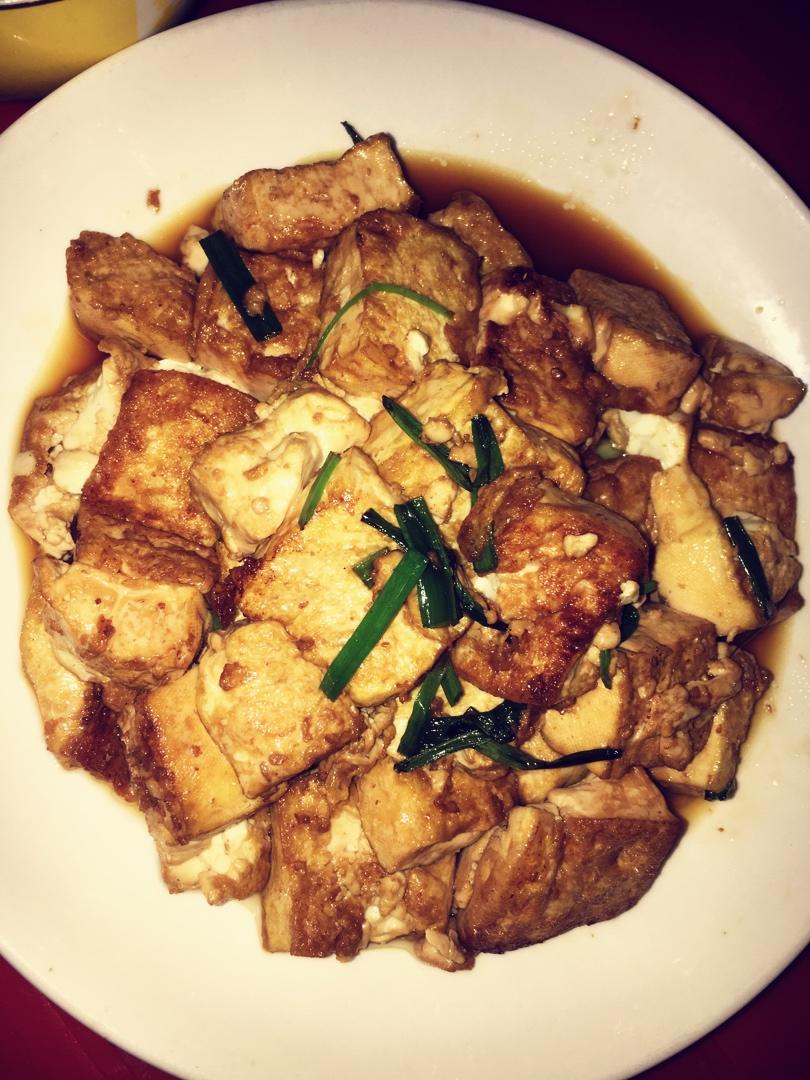 香煎嫩豆腐