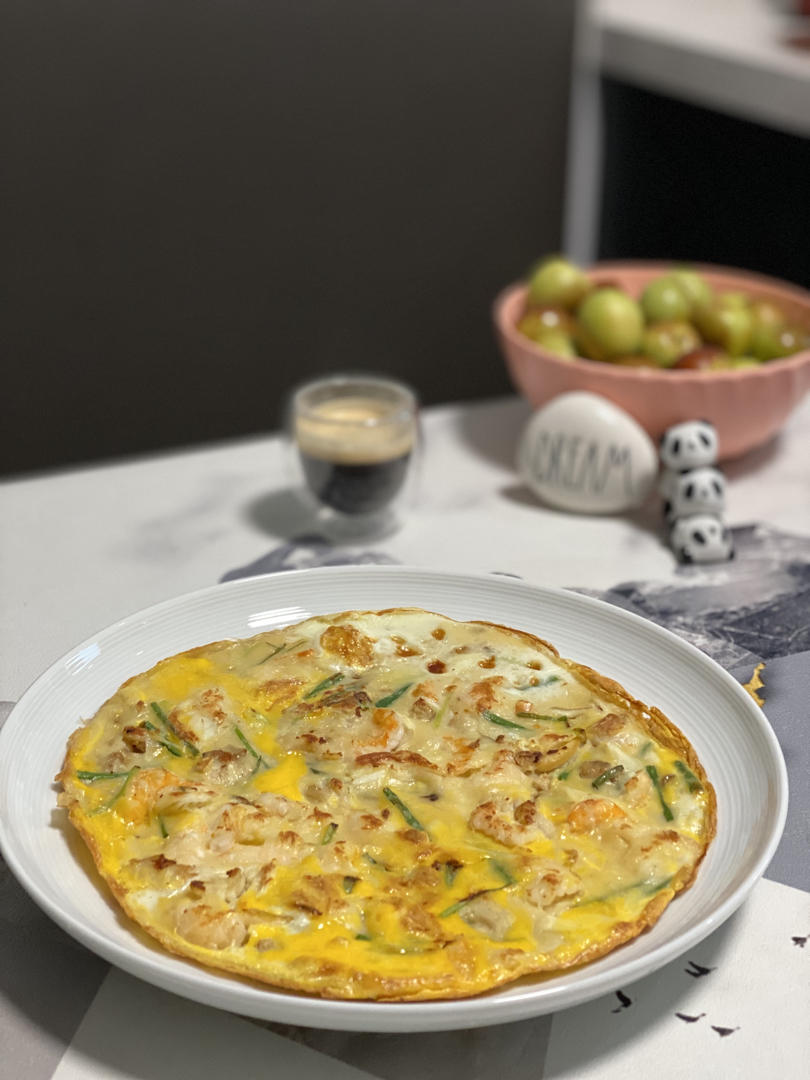 食谱复刻 | 吃完这口海鲜葱饼，我就瘦成了李孝利
