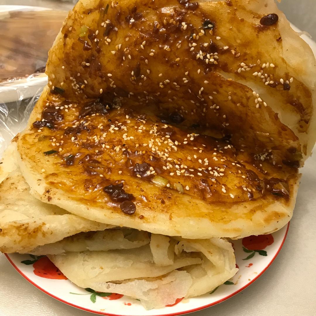 酥的掉渣的酱香饼，老公说都可以开店啦