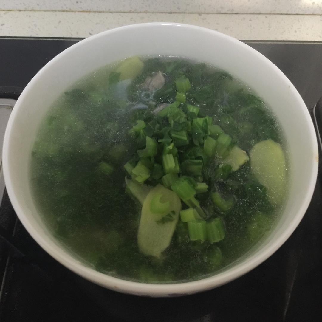 清熱降火生津潤燥的【春菜排骨湯】（超簡單）