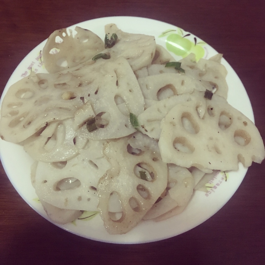 清炒藕片
