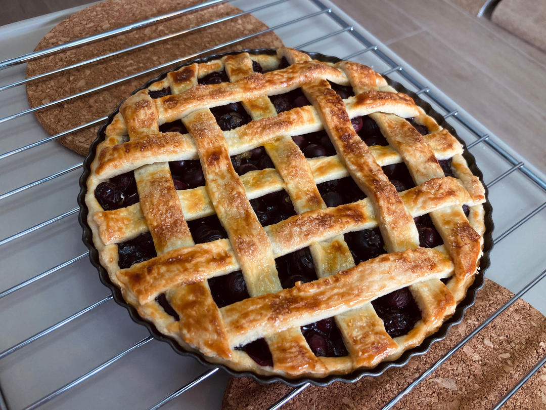 蓝莓派blueberry pie
