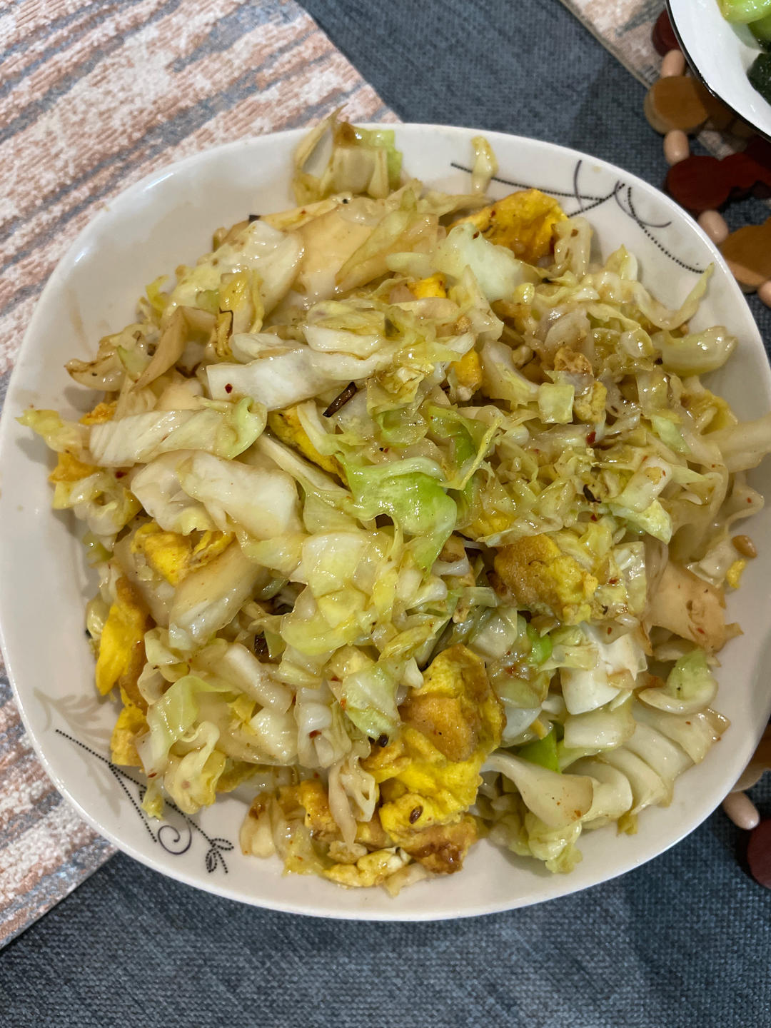 🔥巨美味，低脂低卡的包菜炒鸡蛋，好吃不胖