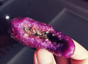 芝麻红薯（紫薯）饼的做法 步骤16