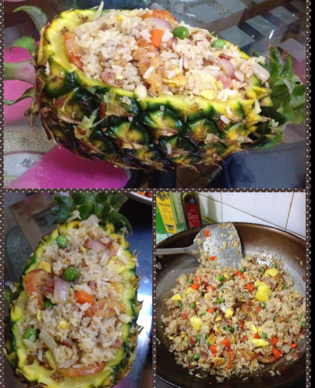 虾仁菠萝炒饭