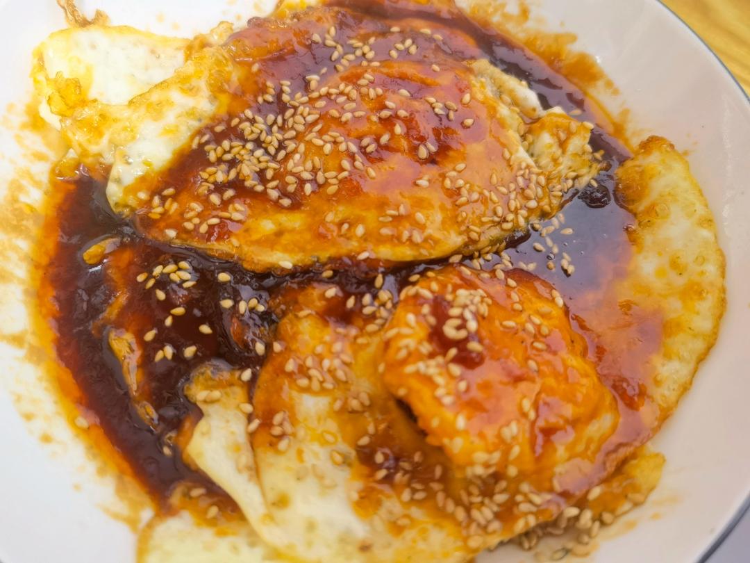 鸡蛋神仙吃法～给肉都不换的糖醋荷包蛋