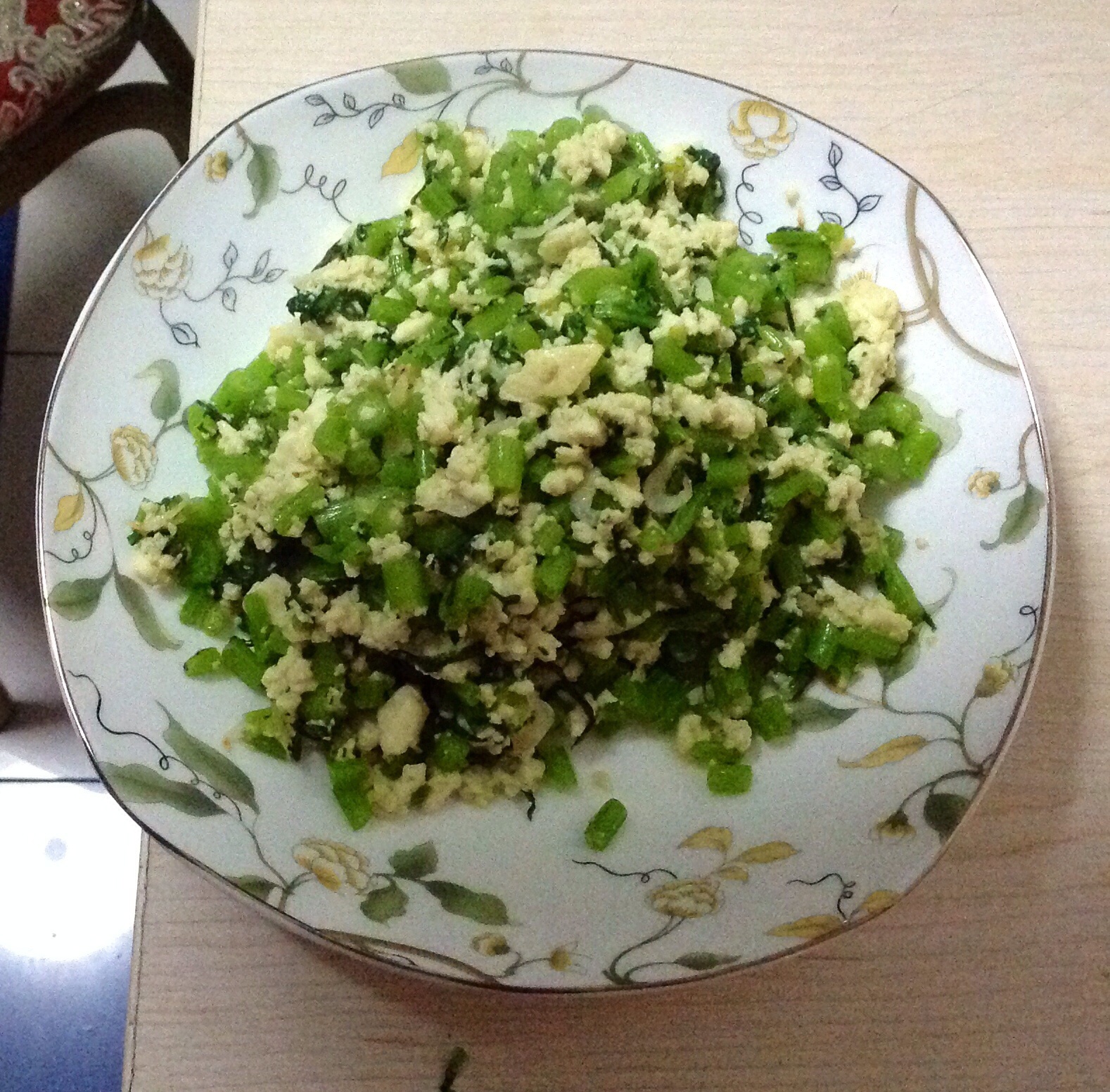 茼蒿小豆腐