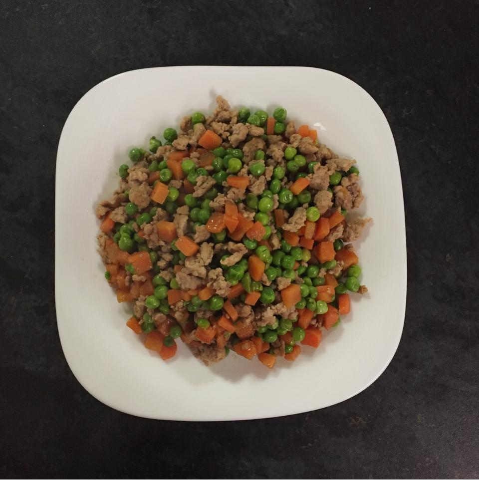 豌豆炒肉末