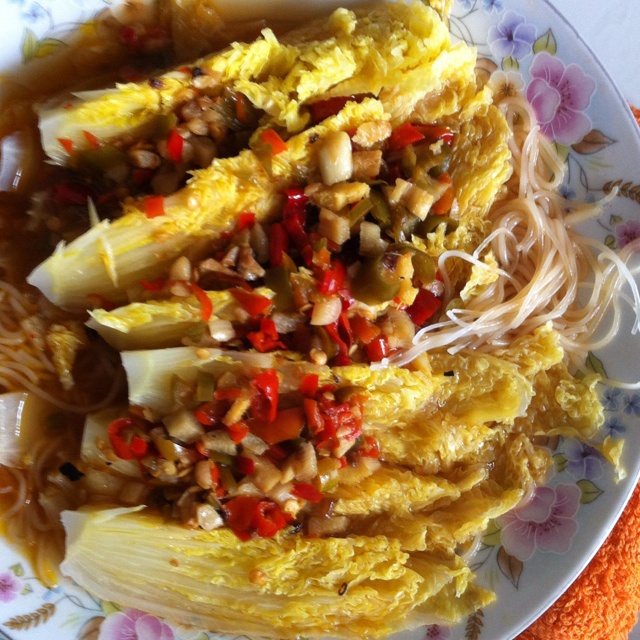 蒜蓉粉丝娃娃菜