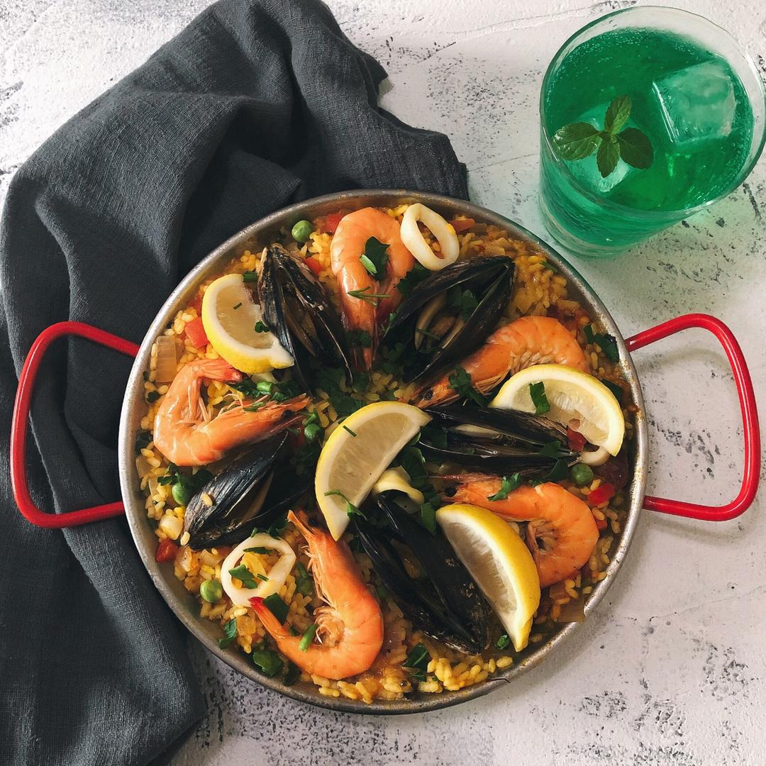 【曼食慢语】Seafood Paella 西班牙海鲜饭